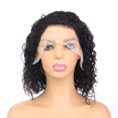 China Pixie Cut Wholesale Short Bob Wigs Human Hair Lace Front Peruvian Virgin Hair Transparent Lace Up Hair Wigs For Curly Curly Bob Wigs for sale