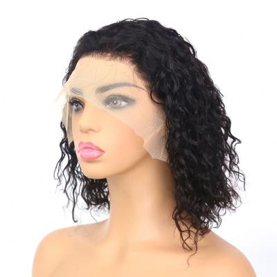 China 9A 10A Cut 9A 10A Virgin Hair Pixie Short Bob Lace Front Human Hair Wigs Virgin Human Hair Lace Front Wig Kinky Curly HD For Black Women for sale