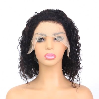 China Pixie Cut Bob Wigs Human Hair Lace Front Wholesale Peruvian Virgin Hair Curly Curly Short Full Lace Hair Wig For Black Women Seller for sale