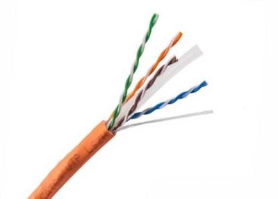 China O cabo ethernet de cobre do revestimento de LSZH, 4 emparelha o primeiro cabo da geração Cat6A UTP à venda