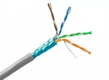 China Cable LAN Cat6 FTP Cable Bare Copper Conductor Shielded Network Cable Ethernet Cable à venda