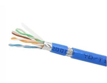 China 23 AWG Copper Conductor Lan Cable Cat6 SFTP Cable UL Listed Flame Resistance Ethernet Cable for sale