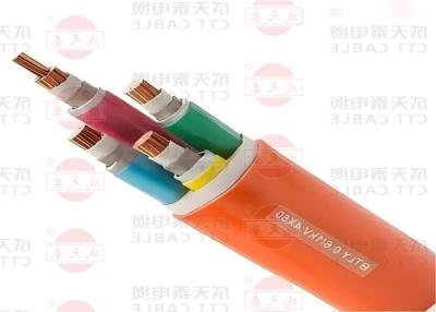 China Cabos retardadores de chama 0,6/1kV IEC 601034 Isolamento resistente ao fogo Envelope laranja para resistência ao fogo à venda