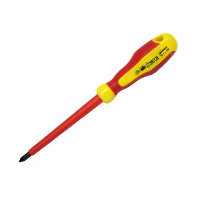 China For Pozidriv Head Screws Quinnco 100mm Sncm VDE Certified Type Pozidriv Precision Insulated Screwdriver for sale