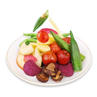 China Factory Supply Normal Supply VF Sweet Potato Mushroom Mixed Vegetable Dried Fruits And Vegetable Chips Purple for sale