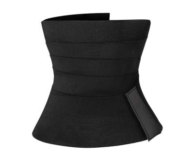 China Breathable Custom Logo Women Waist Band Wrap Belt Women Waist Trainer Tummy Shaper Bandage Tummy Wrap Waist Wrap for sale