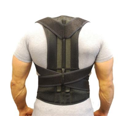 China Breathable.posture corrector Comfortable Adjustable Back Brace Shoulder Belt Posture Support Correction Band for Men and Women for sale