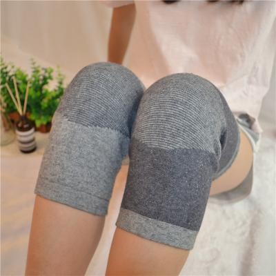 China Gray Knee Protector Sports Warm Medical Knee Brace Support Bamboo Fiber Eco-friendly Carbon Fiber Tendon Joint Pain for sale