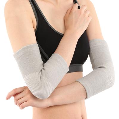 China Adjustable Elasticity Neoprene Elbow Protector Knitted Breathable Support Sleeve Brace Sports Compression Elbow Pad for sale