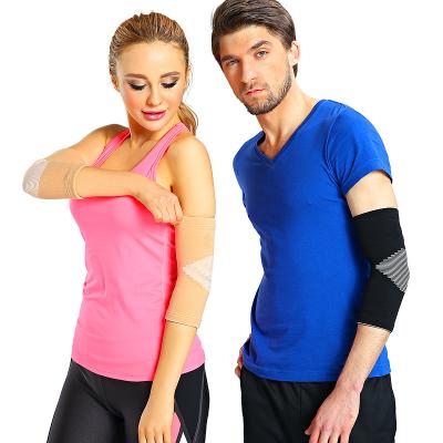 China 2021 Adjustable Elasticity Custom Gym Breathable Elastic Sports Elbow Pad Sweat Absorption Sports Basketball Elbow Support Neoprene for sale