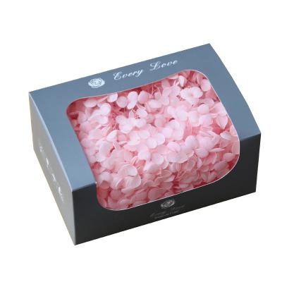 China Real Yunnan Manufacturer Romantic Preserved Supplies Preserved Anna Hydrangea 20g Box Preserved Flower Material Package for sale