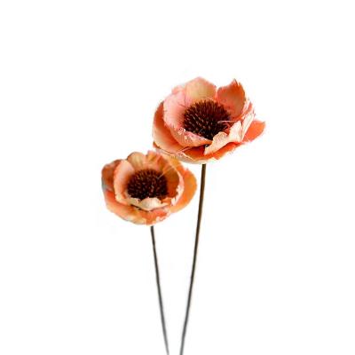 China Hot Sales Poppy Flowers For Home Decor Dried Corn Poppy Artificial Flower Bouquet Ins Nature Plant Corn Poppy for sale