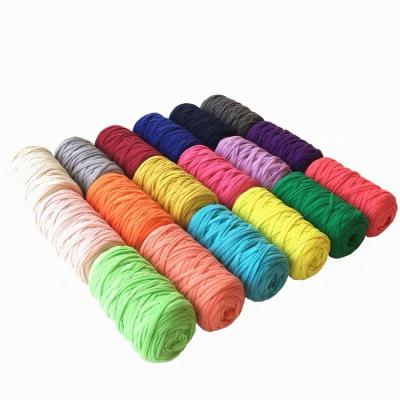 China Wholesale Cheap Fancy Yarn Price Polyester T Shirt Yarn For Crochet Bags for sale