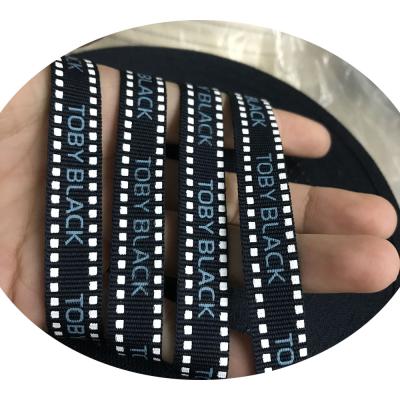 China Recyled Stain Wholesale 12mm Cotton Webbing Solid Colors Woven Logo Printed Ribbon for sale