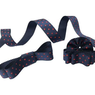 China Viable Custom Printed Webbing Strap Decoration Grosgrain Ribbon For Gift Crafting DIY Bow for sale