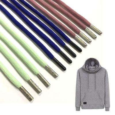 China Durable Custom Metal Rainbow Hoodie String End Tips Thick Flat For Garment for sale