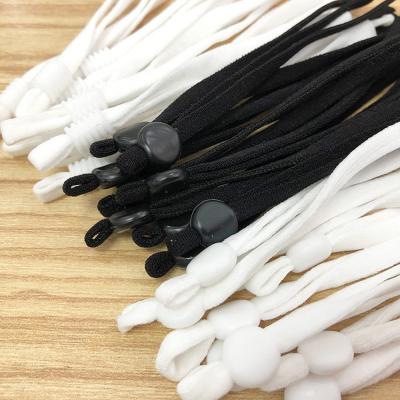 China Elastic 5mm adjustable elastic band for masking elastic earloops for sale