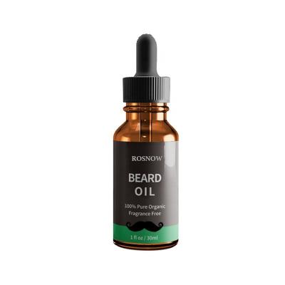 China Moisturize best factory price wholesale private label organic men straightening beard oil for hair growth for sale