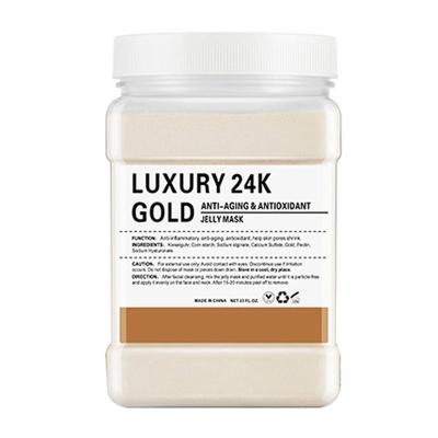 China Hot Selling Private Label Natural Organic 24K Gold Luxury Powder Moisturizer Moisturizing Brightening Skin Off Hydra Jelly Mask Soft Powder for sale