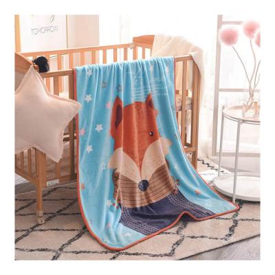 China Anti Static Economical Custom Design Fur Baby Blanket Super Soft Custom for sale