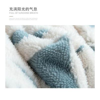 China Blanketreceiving New Anti-Static Kids Throw Lambswool Fleece Jacquard Craft Baby Blanket for sale