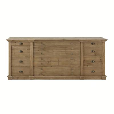 China Country Style Repurposed Wood Farmhouse Reclaimed Wood Chest Of Drawers Bedroom Furniture for sale