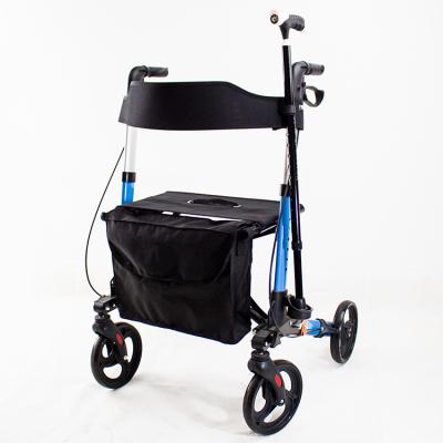 China Elderly Buying Walker / Disable / Road Patient Portable Medical Supplies Cheap Price Folding Health Care Rollator With Seat for sale