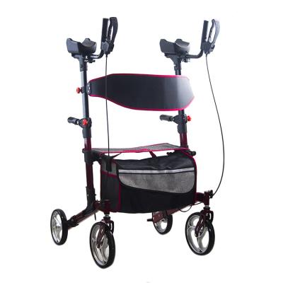 China Road 180KG health care medical supplies straight walker rollators for outdoor older rollator for outing purchase for sale