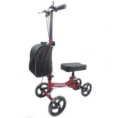 China Lightweight knee walker patent new steerable knee scooter walker with knee rest pad knee walker for sale