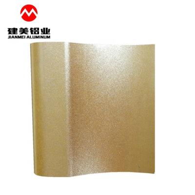 China door & Oval Aluminum Window Thermal Insulation Electrophoresis Glitter Profile for sale