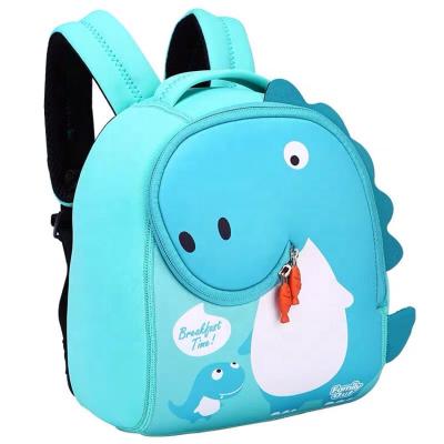 China Cute Waterproof Neoprene Monster Backpack Kids Cartoon Backpack for sale