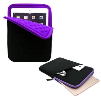 China Eco-friendly Quality Neoprene Shockproof Tablet Sleeve For iPad , 10 Inch Tablet Sleeve With Front Pocket for sale