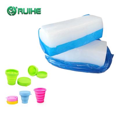 Chine Translucent 20-80 Shore A Good Processing Progress Heat Resistance Solid silicone rubber à vendre