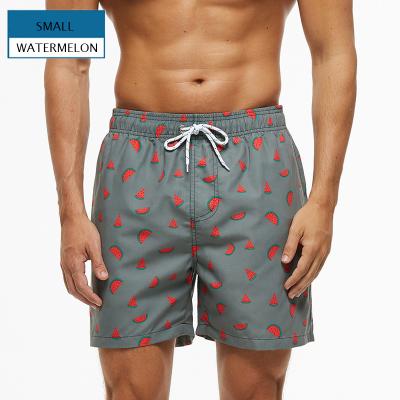 China Custom Plus Size Polyester Fabric For Mens Swim Shorts Boys Anime Swim Trunks for sale