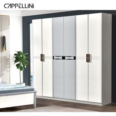 China Wholesale High Quality Adjustable Fabric Adjustable Furniture Storage Cabinet White Portable Wardrobes Wooden (Others) For Bedroom for sale