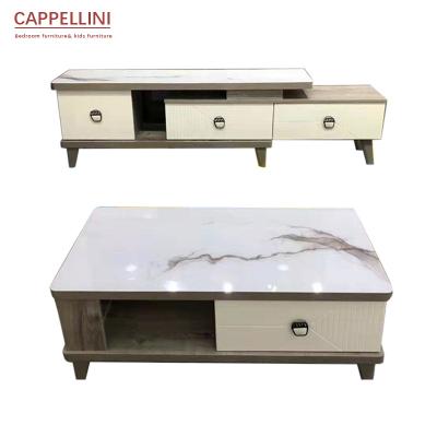 China New simple adjustable modern wooden living room TV cabinet MDF coffee table TV stand (the other) suit for sale