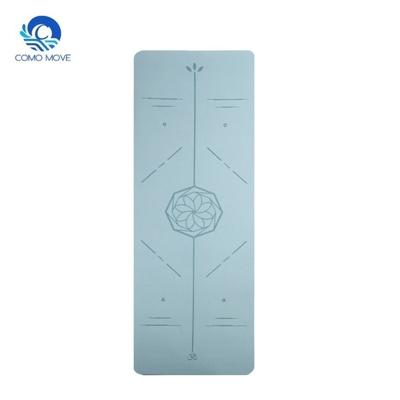 China Eco-Friendly Yoga Tape Anti-Slip Fitness Workout Mat High Density For Yoga Eco-Friendly Students for sale