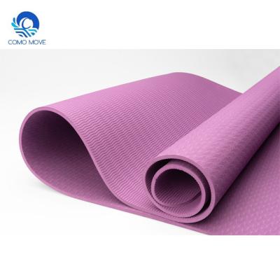 China Durable Washable Waterproof Hot Selling Simple Color Yoga Mat Anti-Slip By Eco-Friendly Material Tape for sale