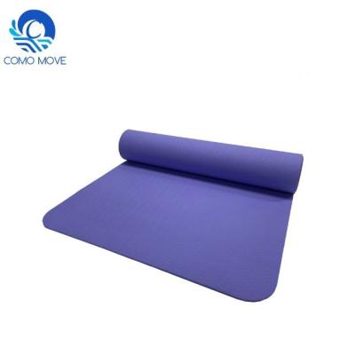 China Eco Eco - Friendly Non Slip Tape Yoga Mat Single Color International Standard Size for sale