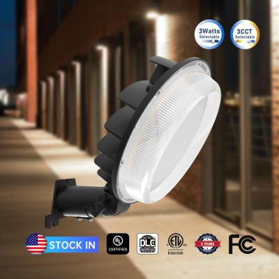 中国 USA In Stock ETL UL Barn Lamp Dusk To Dawn Area Photocell 60w 80w 100w 3Power And 3CCT Adjustable Led Barn Light 販売のため