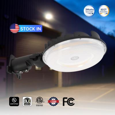 Chine ETL UL Grand crépuscule à l'aube lumière de grange LED avec photocellule 60w 80w 100w 3Power et 3CCT réglable à vendre