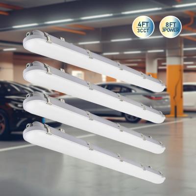 China IP66 Waterproof Dustproof Anti-Corrosion Vapor Tight Weatherproof Light Triproof Led Batten Light Led Flat Tri-Proof Light for sale