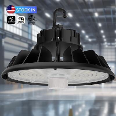 China UL DLC 100W 200W 300W Dimmbar IP65 Highbay UFO Licht für Industrielager zu verkaufen