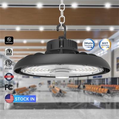 China Dimmable LED High Bay Lights 150 LM/W Round LED High Bay Fixture for sale