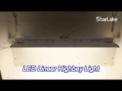 dimmable 400w led linear highbay light 5000k cri suspended installation 13000lm