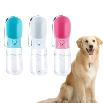 China Stored Dog Water Bottle for Walking Portable Pet Water Bottle for Free Travel for Large Dog Small Size Cat and Other Animals for sale