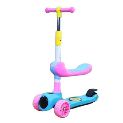 China Other New High Performance Upgrade New Cartoon Children's Scooter Three-in-One Folding With Music For 2-6 Years Old for sale