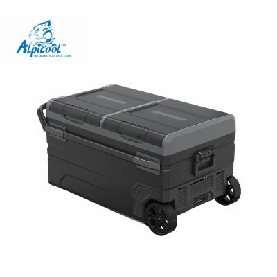 China OEM Off Road Car Refrigerator Cooler 95L Large Capacity Portable Car Freezer Refrigerator 896X571X462mm for sale