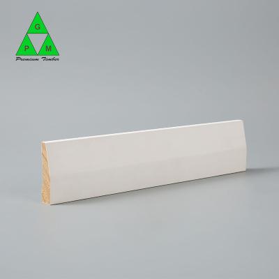 China Modern Primed Wood Window Shutter Parts Soft Wood Shutter Canopy Components Skirting for sale