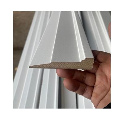 China Contemporary High Quality Wholesale Primed Fiberboard Wood Skirting Board Trim Board for sale